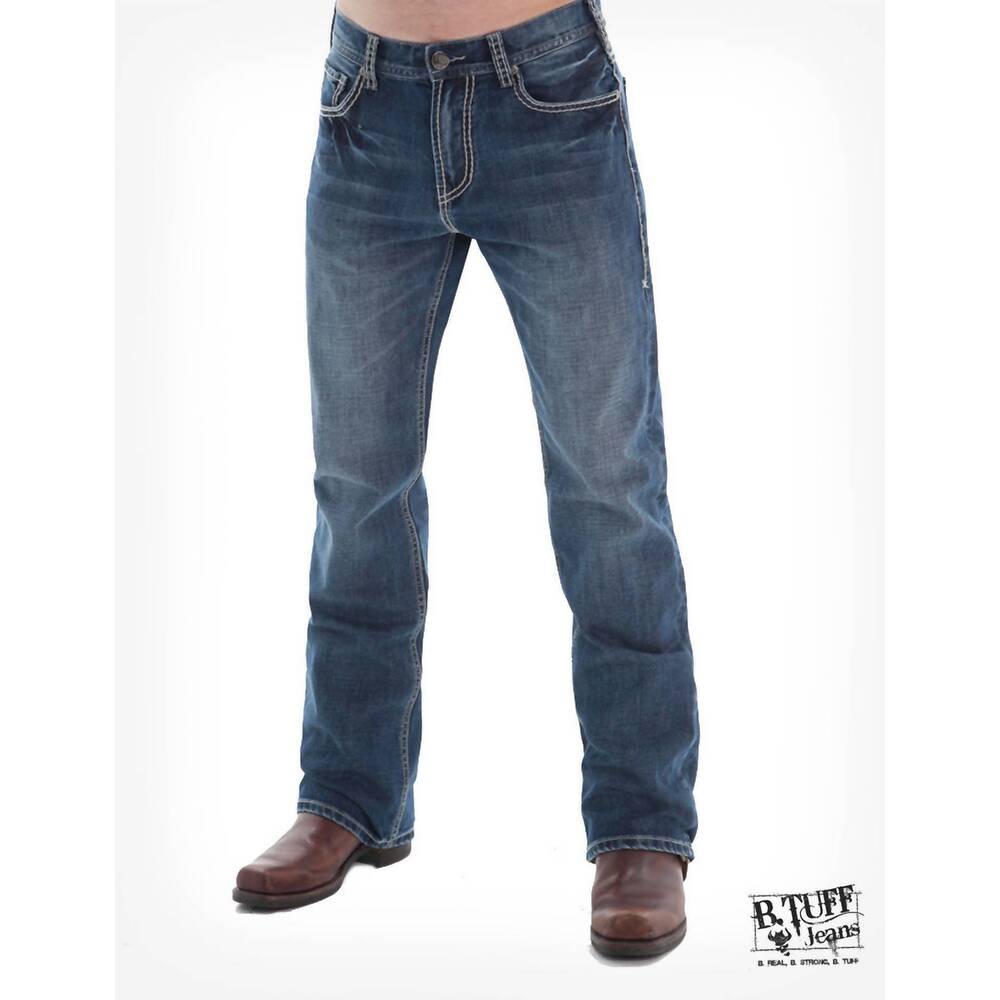 NEW B. TUFF american flag hooah jean in medium wash